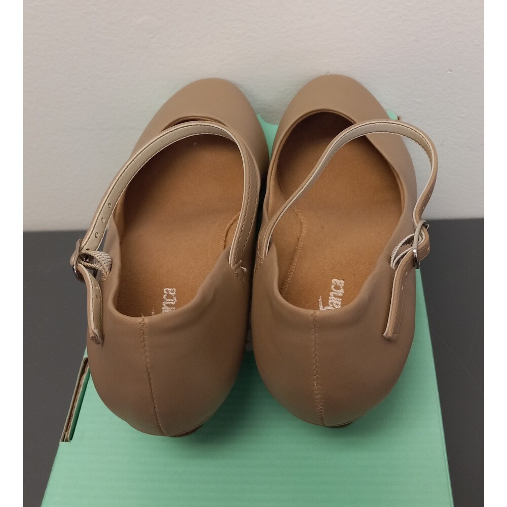 NEW....So Danca Leather Character Shoes Taupe Size 9.5 - Picture 4 of 9